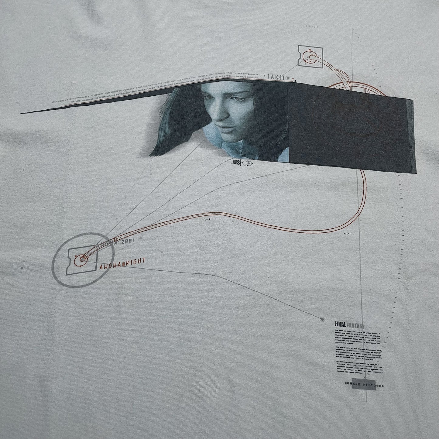 00s  映画版ファイナルファンタジー  “オフィシャル規格ほんまにエグいて。(このＴシャツ他に説明出来るコレクターいない説)”