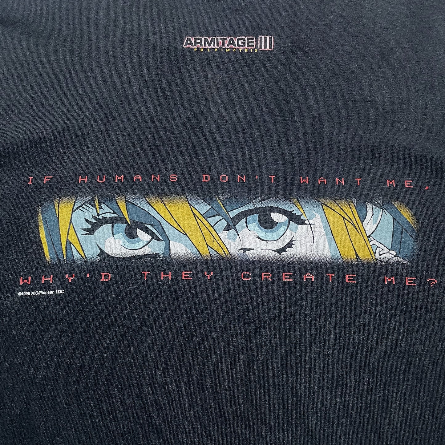 90s  アミテージ・ザ・サード  “珍しいツラの黒ボディ(良フェード×ＸＬ)”