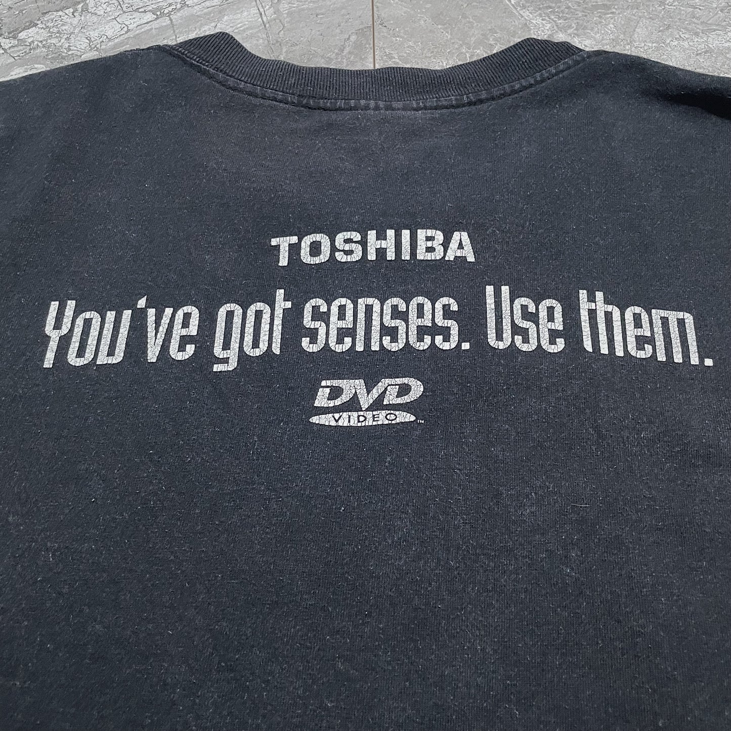 90s  東芝(企業Teeの最高峰)  “ロンTまぁぁぁぁぁじで出てこないす。笑(しかもしかもブラックのＸＬ)”