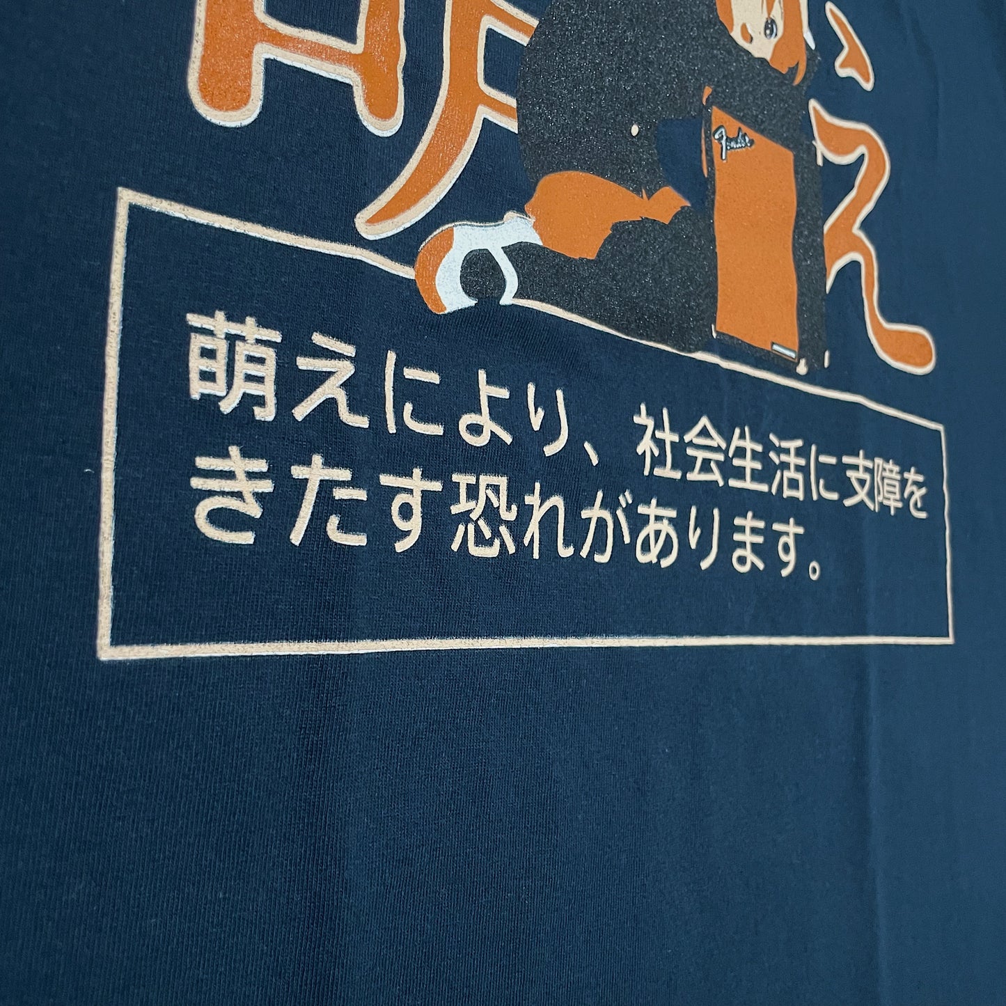 10s  けいおん(萌えワーニング)  “ＸＬのフラッシャー付きデッドストック(普通に探して手に入る個体ではない)”