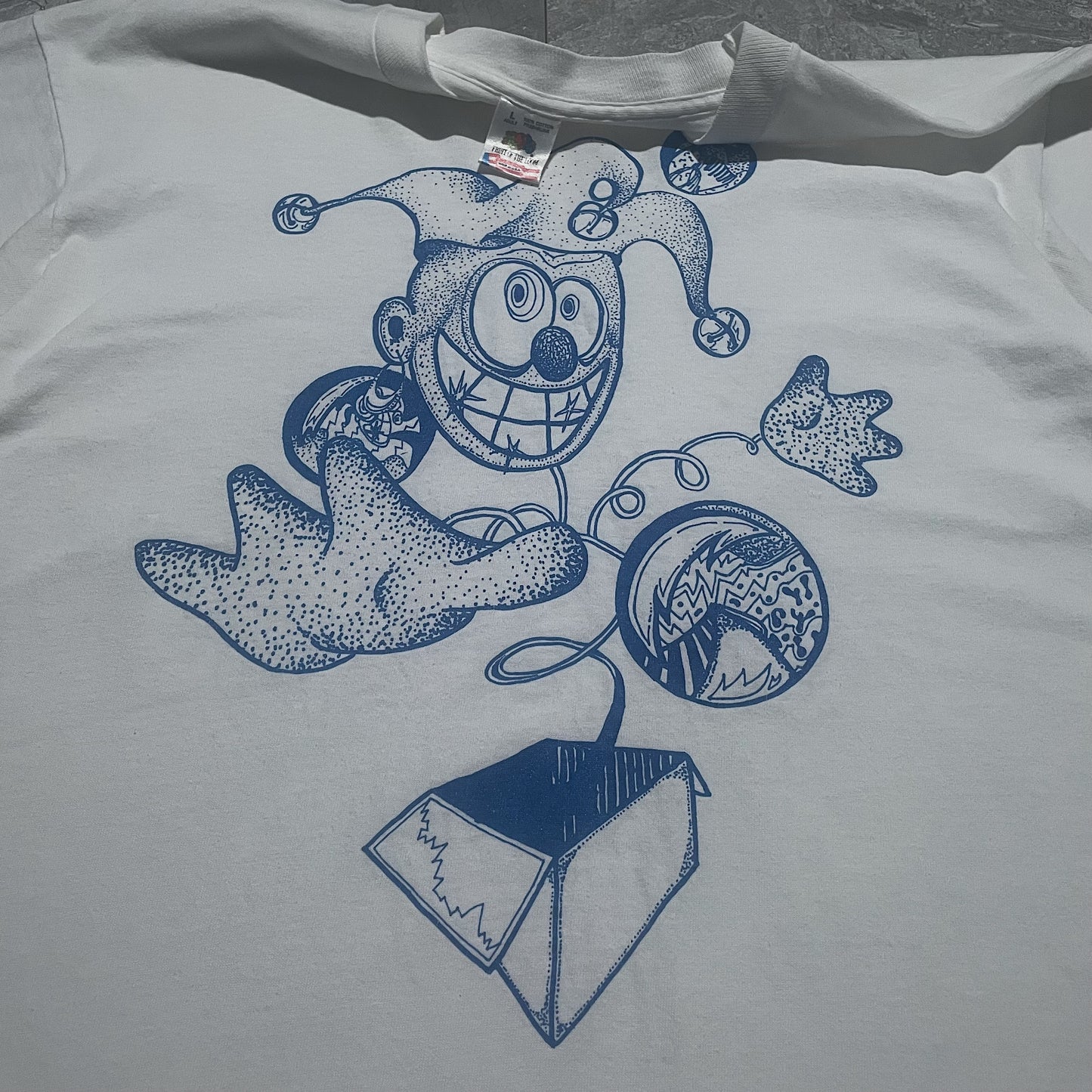 90s  ツラの良いピエロ(シングル×シングル) “カービィのボスキャラに出てきそうなナリ(しっかり９０ｓなのもポイント高い)”