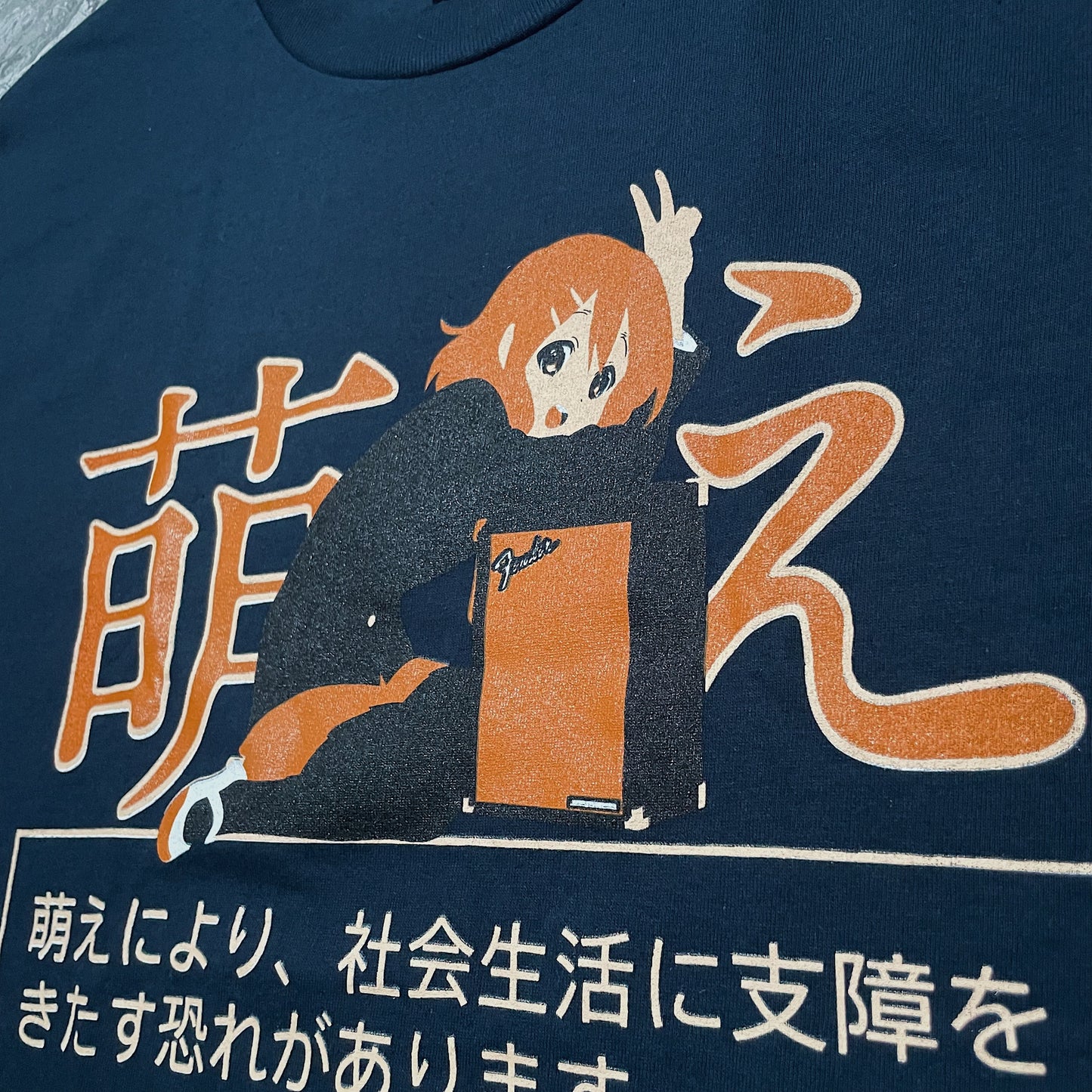 10s  けいおん(萌えワーニング)  “ＸＬのフラッシャー付きデッドストック(普通に探して手に入る個体ではない)”