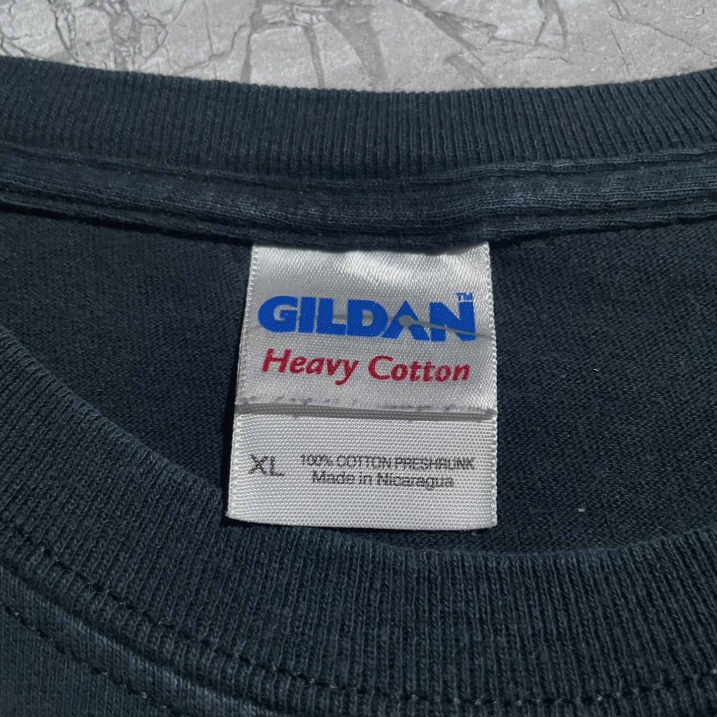 00s~  嫁大好きＴシャツ  “良フェード×ギルダン２枚ツルタグ×ＸＬサイズ(プリントの抜染まで抜かりないのほんまに草)”