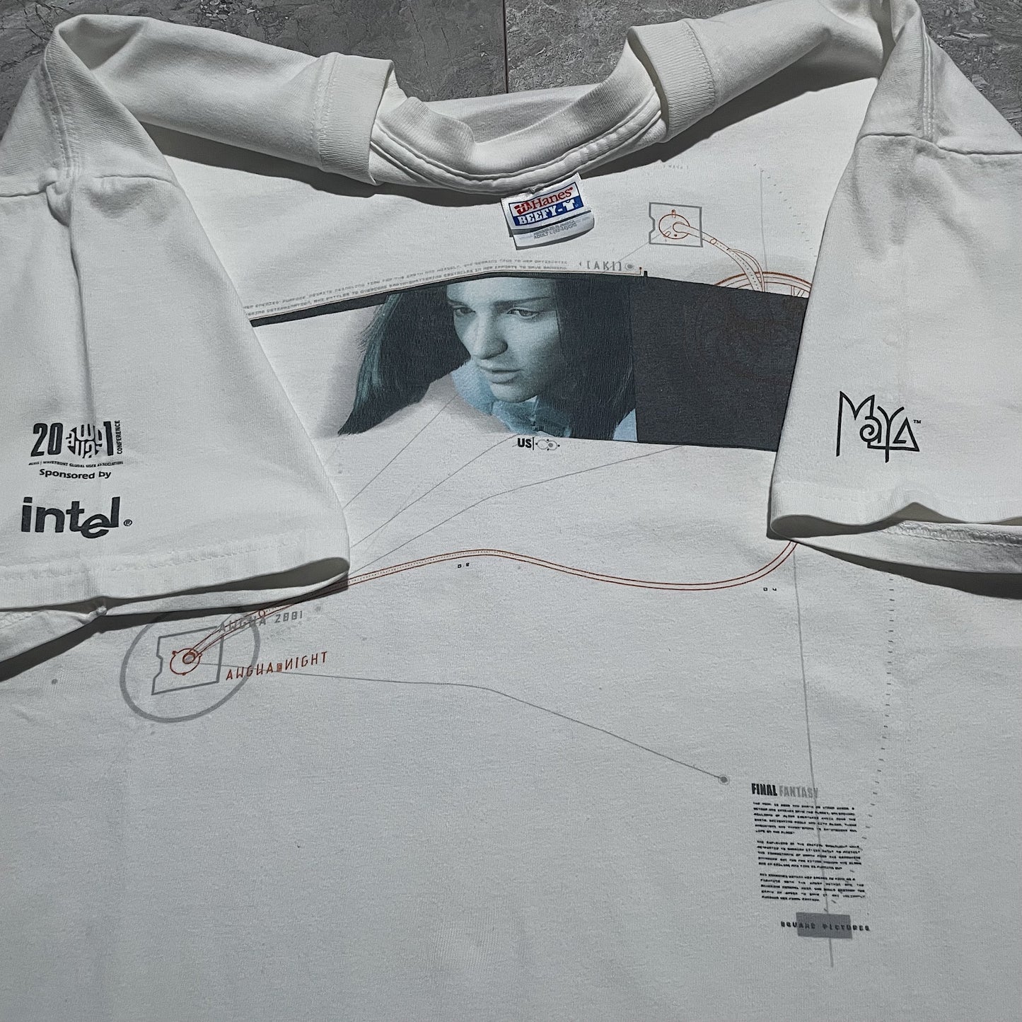 00s  映画版ファイナルファンタジー  “オフィシャル規格ほんまにエグいて。(このＴシャツ他に説明出来るコレクターいない説)”