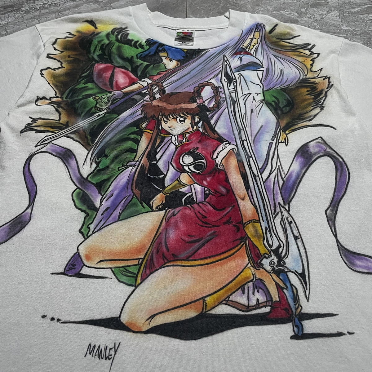 90s  魔物ハンター妖子  “しっかりヴィンテージのスプレーアートほんまにエグいて。笑(シングル×シングル)”