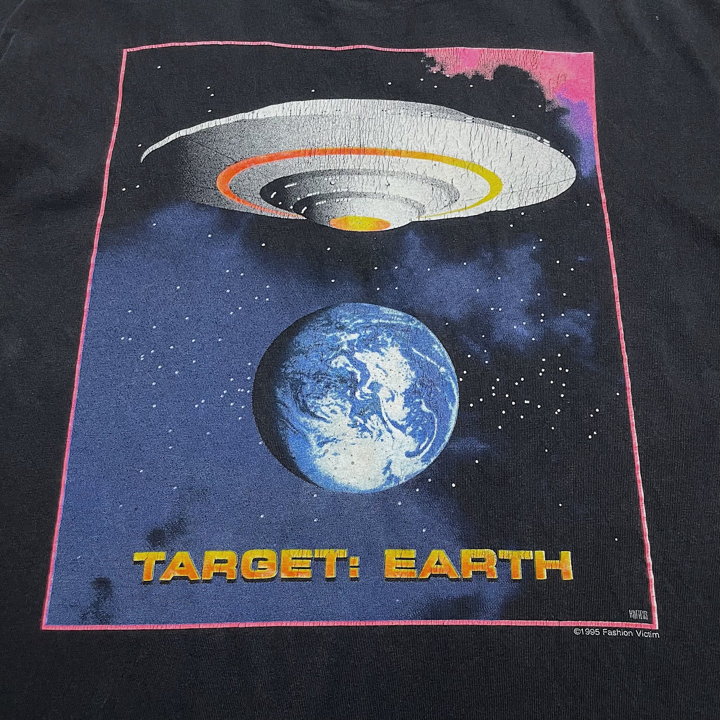 90s  ファッション・ヴィクティムでターゲットアースぐぅ刺さった  “しかも役満個体。笑(良フェード×ＸＬサイズ)”