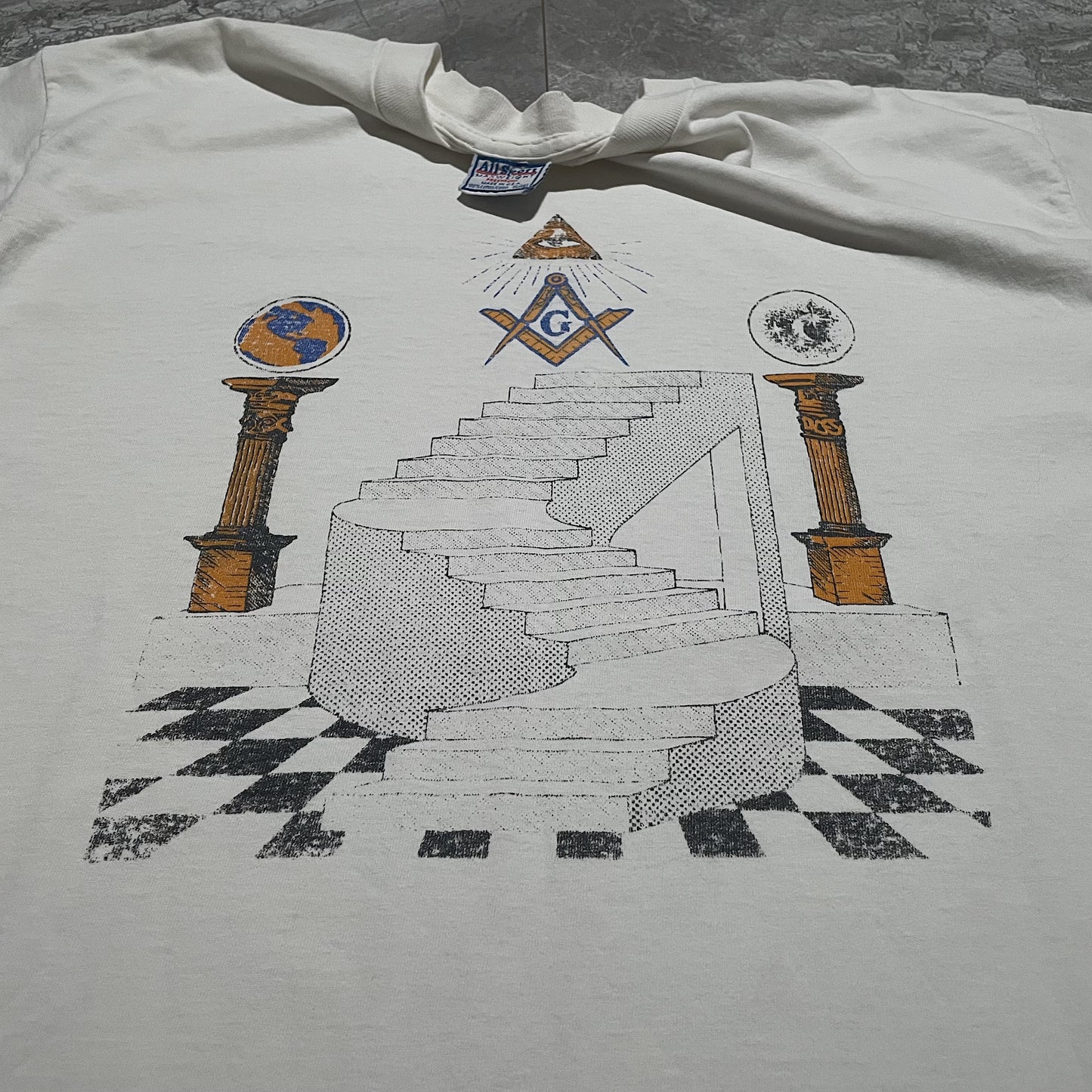 90s  フリーメイソン  “９０ｓのオルスポＸＬシングル×シングルはエグすぎますて。笑(出てきません)”