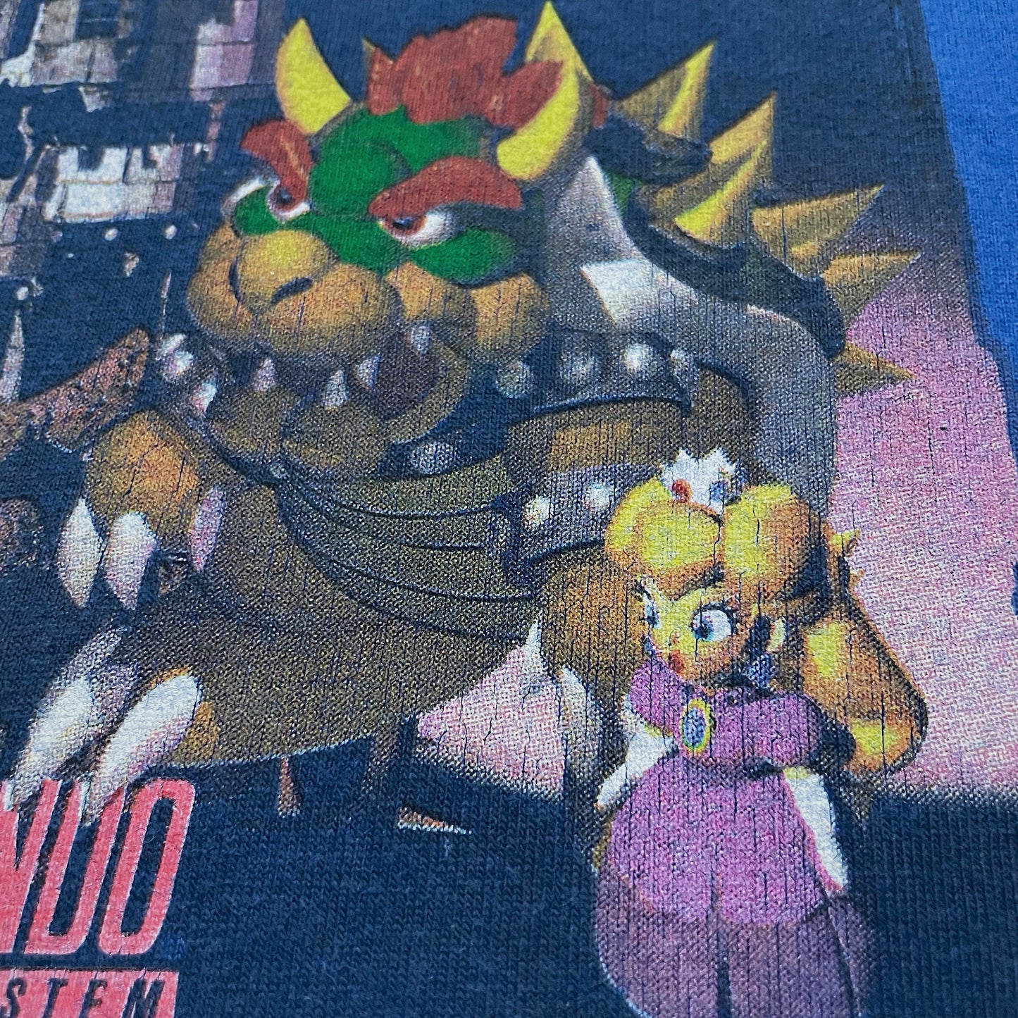 90s  スーパーマリオRPG  “オフィシャルプロモのギルダン刺繍タグＸＬ(フロントパターンは世界でもこの個体しか私は確認できておりません。＼(^o^)／ｵﾜﾀ)”