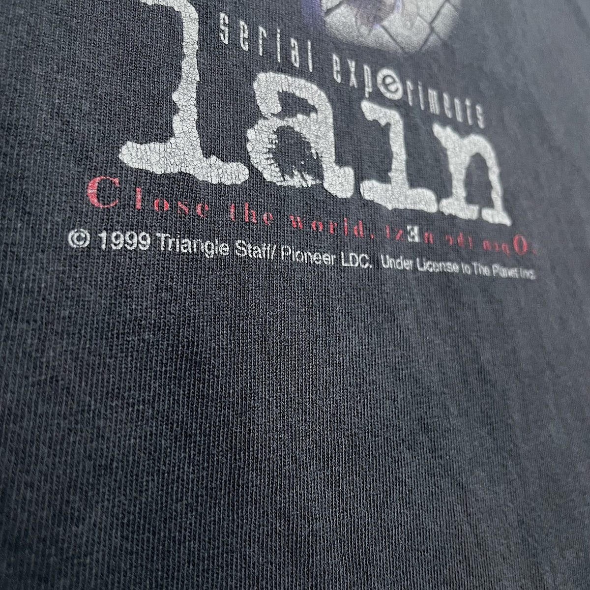 90s  serial experiments lain(GILDAN２枚タグ)  “鬼フェード×ＸＬサイズ×ボロ(マジの役満個体)”