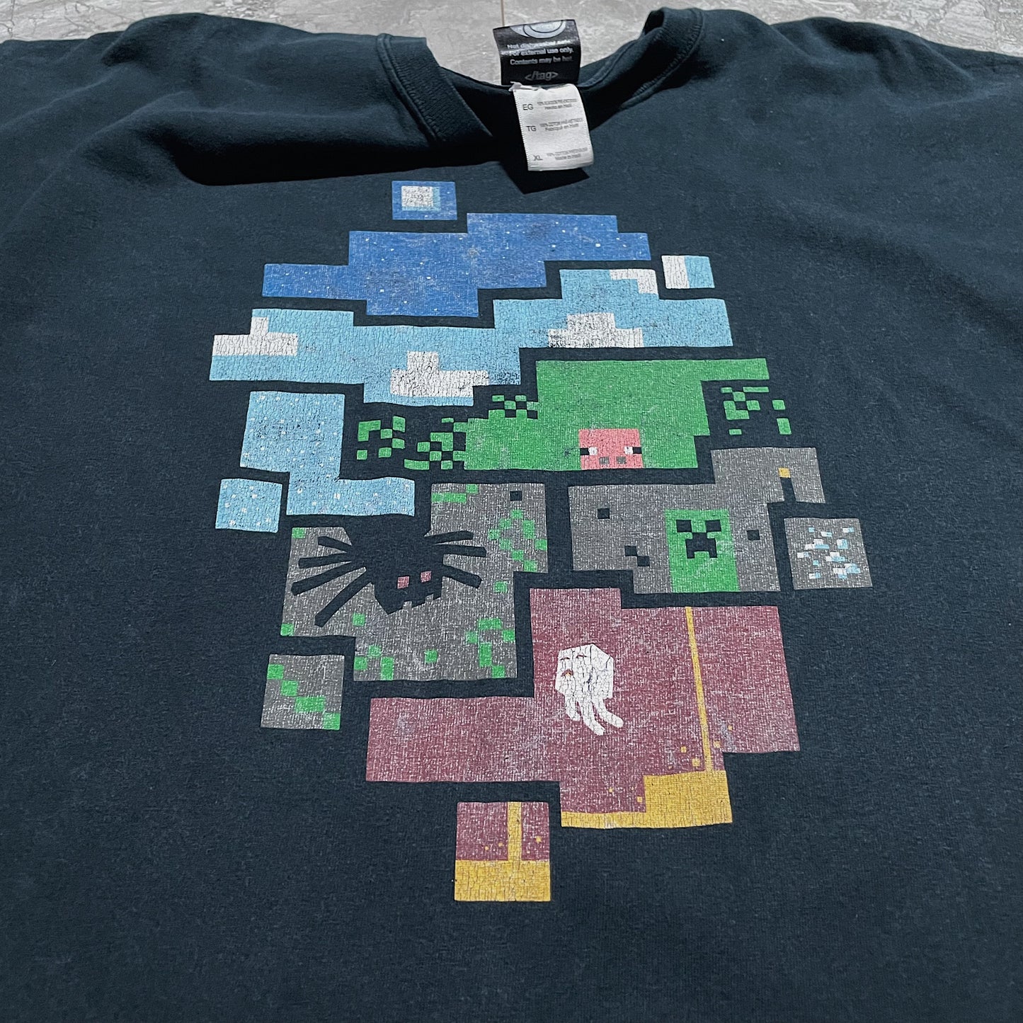 10s  マインクラフト(私的トップピースこれ)  “元ボディ１０ｓ初頭ギルダン偉すぎんだろ、、(良フェード×良クラッキング×ＸＬサイズ。＼(^o^)／ﾔｸﾏﾝ)”